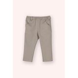 Erkek Bebek Beli Lastikli Yumaşak Dokulu Cepli Örme Taş Pantolon 6-12 Ay (68-74 cm)