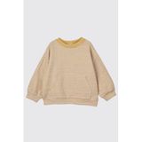 Erkek Bebek Çizgili Hardal Sweatshirt 0-6 Ay (56-62 cm)
