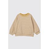 Erkek Bebek Çizgili Hardal Sweatshirt 3 Yaş (98 cm)