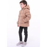 Erkek Bebek Çocuk Mont 51283 - 01-Kahverengi - 2 Yaş