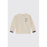 Erkek Bebek Ekru Sweatshirt 0-6 Ay (56-62 cm)