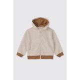 Erkek Bebek Fermuarlı Bej-Melanj Sweatshirt 3 Yaş (98 cm)