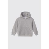 Erkek Bebek Fermuarlı Gri-Melanj Sweatshirt 3 Yaş (98 cm)