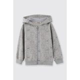 Erkek Bebek Fermuarlı Gri-Melanj Sweatshirt 5 Yaş (110 cm)