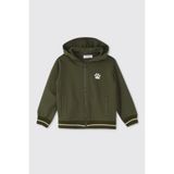 Erkek Bebek Fermuarlı Haki Sweatshirt 5 Yaş (110 cm)