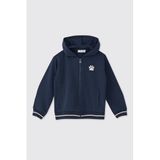 Erkek Bebek Fermuarlı Lacivert Sweatshirt 0-6 Ay (56-62 cm)