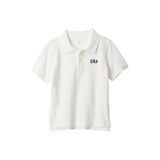 Erkek Bebek Gap Logo Polo Yaka T-Shirt Krem
