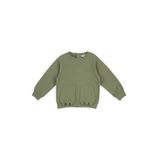 Erkek Bebek İki Cepli Haki Sweatshirt 0-6 Ay (56-62 cm)