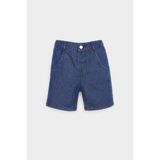 Erkek Bebek Jean Basic Düz Şort