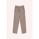 Erkek Bebek Kahve Beli Lastikli Pantolon 0-6 Ay (56-62 cm)