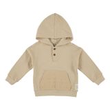 Erkek Bebek Kapüşonlu Bej Sweatshirt 12-18 Ay (80-86 cm)