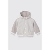 Erkek Bebek Kapüşonlu Gri Sweatshirt 12-18 Ay (80-86 cm)