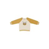 Erkek Bebek Nakışlı Reglan Kollu Bej Sweatshirt 0-6 Ay (56-62 cm)