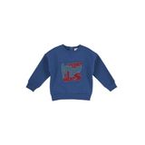 Erkek Bebek Nakışlı Yeşil Sweatshirt 0-6 Ay (56-62 cm)