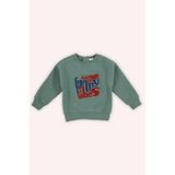 Erkek Bebek Nakışlı Yeşil Sweatshirt 6-12 Ay (68-74 cm)