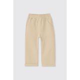 Erkek Bebek Örme Bej Pantolon 0-6 Ay (56-62 cm)