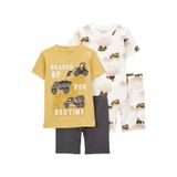 Erkek Bebek Pijama Set 4'lü Paket 12 Ay-24 Ay Çok Renkli