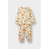 Erkek Bebek Pijama Takımı Desenli Uzun Kollu Üst Uzun Alt