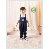 Erkek Bebek Salopet Tulum ve Tişört Takım - Lacivert - 1 – 2 Yaş