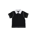 Erkek Bebek Siyah Polo Yaka Tişört 6-12 Ay (68-74 cm)