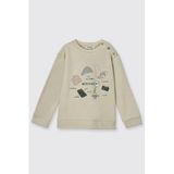 Erkek Bebek Yumuşak Dokulu Baskılı Yeşil Sweatshirt 4 Yaş (104 cm)