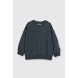 Erkek Bebek Yumuşak Dokulu Petrol Sweatshirt 12-18 Ay (80-86 cm)