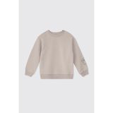 Erkek Bebek Yumuşak Dokulu Taş Sweatshirt 0-6 Ay (56-62 cm)