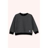 Erkek Bebek Yuvarlak Yaka Antrasit Sweatshirt 0-6 Ay (56-62 cm)