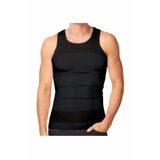 Erkek Beden Toparlayan Slim Fit Korse Atlet 2 Adet, Siyah, L