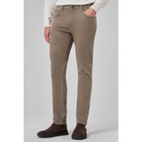 Erkek Bej Denim 5 Cep Slim Fit Jean Kot Pantolon