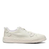 Erkek Bej Kalın Tabanlı Deri Sneaker