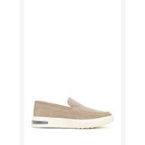 Erkek Bej Kalın Tabanlı Süet Deri Loafer 26SFD680310