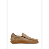 Erkek Bej Nubuk Deri Comfort Loafer 26SFD8000V3