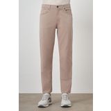 Erkek Bej Pamuk 5 Cep Dynamic Fit Jean Kot Pantolon