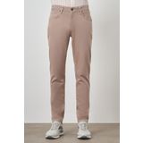 Erkek Bej Pamuk 5 Cep Slim Fit Jean Kot Pantolon