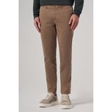 Erkek Bej Pamuk Trend Slim Fit Chino Pantolon
