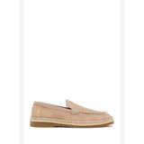 Erkek Bej Süet Deri Casual Loafer 26SFD828110