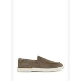 Erkek Bej Süet Deri Loafer 26SFD612210