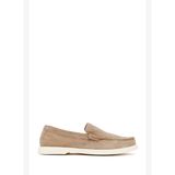 Erkek Bej Süet Deri Loafer 26SFD632010