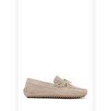 Erkek Bej Süet Deri Loafer 26SFD633110