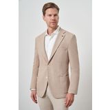 Erkek Bej Trend Dynamic Fit Mono Yaka Ceket