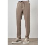Erkek Bej Trend Slim Fit İpli Jogger Pantolon