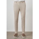Erkek Bej Trend Tam Lastikli Slim Fit Pantolon