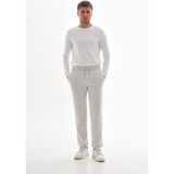 Erkek Bel Lastikli Duble Paça Yandan Cepli Rahat Jogger Pantolon - 2XL - Gri Melanj - Relax Fit
