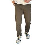 Erkek Beli Düğmeli Dar Paça Jogger Pantolon Yeşil Edw224