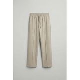 Erkek Beli Lastikli Baggy Pantolon Krem