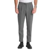 Erkek Beli Lastikli Kalın Kaşe Görünümlü Casual pantolon Gri 58