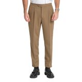 Erkek Beli Lastikli Kalın Kaşe Görünümlü Casual pantolon Metalik 58