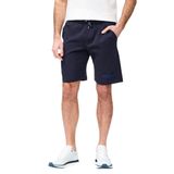 Erkek Beli Lastikli Logolu Regular Fit Pamuklu Lacivert Şort 25411850-050