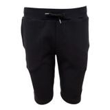 Erkek Beli Lastikli Logolu Regular Fit Pamuklu Siyah Şort 25411850-011
